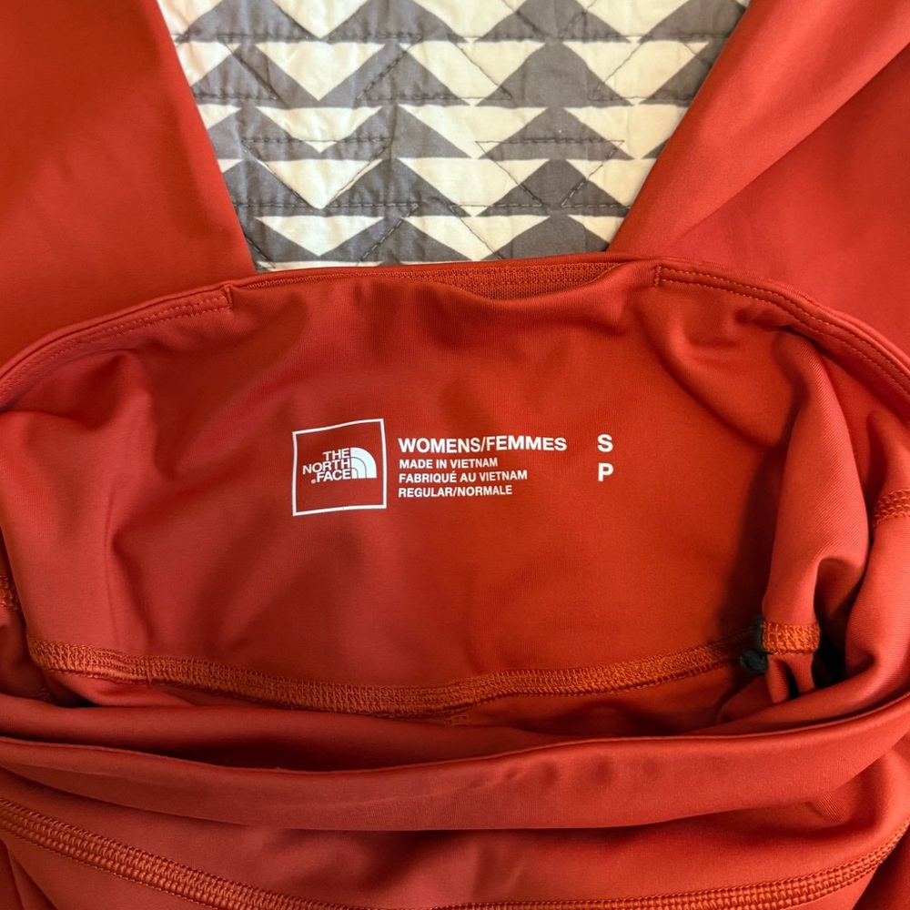 NWOT north Face Burnt Orange Leggings - Picture 2 of 2
